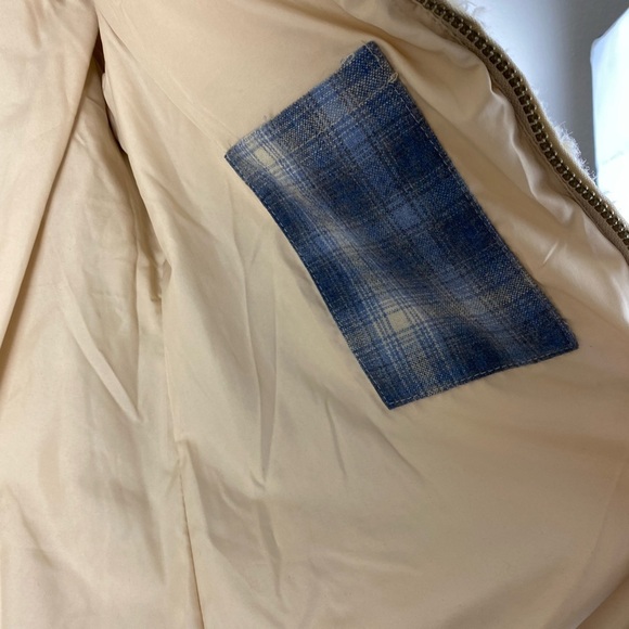 Pendleton Wool Blend Fuzzy Teddy Full Zip Cream Cozy‎ Warm Pockets Jacket Small - Picture 8 of 16